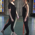 Danseurs en répétition pour le spectacle "L'ile du Paon Flamboyant" au Zénith d'Amiens, avril 2015, produit par l'association Entre-Nous