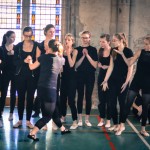 Danseurs en répétition pour le spectacle "L'ile du Paon Flamboyant" au Zénith d'Amiens, avril 2015, produit par l'association Entre-Nous