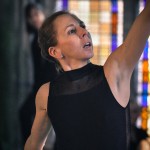 Danseurs en répétition pour le spectacle "L'ile du Paon Flamboyant" au Zénith d'Amiens, avril 2015, produit par l'association Entre-Nous