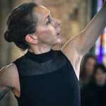 Danseurs en répétition pour le spectacle "L'ile du Paon Flamboyant" au Zénith d'Amiens, avril 2015, produit par l'association Entre-Nous