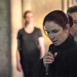Danseurs en répétition pour le spectacle "L'ile du Paon Flamboyant" au Zénith d'Amiens, avril 2015, produit par l'association Entre-Nous