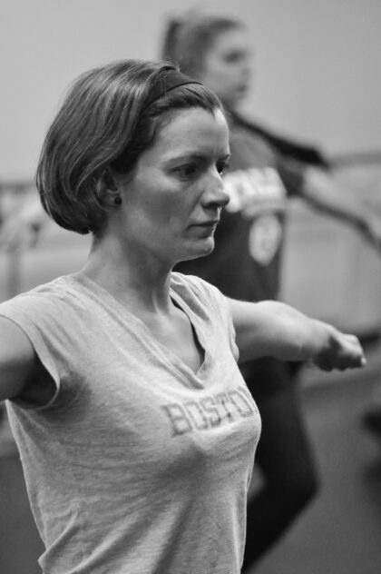 Danseurs en répétition pour le spectacle "L'ile du Paon Flamboyant" au Zénith d'Amiens, avril 2015, produit par l'association Entre-Nous