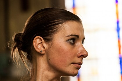 Danseurs en répétition pour le spectacle "L'ile du Paon Flamboyant" au Zénith d'Amiens, avril 2015, produit par l'association Entre-Nous